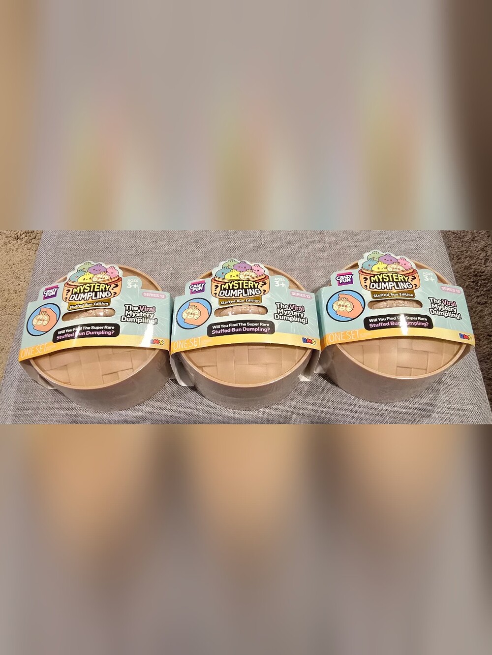 1 Mystery Dumpling Stuffed Bun Series 12, 3 Available, Price Is For 1 Dumpling